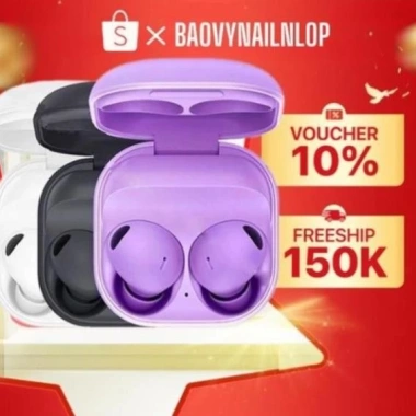 Tai Nghe Bluetooth Samsung Bud2 Pro - Chống Thấm, Âm Thanh Vàng, Tương Thích Nhiều Máy, Giá 175k