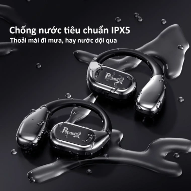 Tai nghe Bluetooth thể thao không dây Poermax M76, âm thanh truyền qua xương, pin trâu, giảm giá 295k 5
