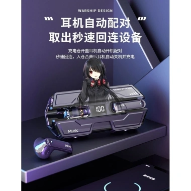 Tai nghe Bluetooth Tokisaki Kurumi - Không dây, âm thanh, giảm 21% còn 328.392₫