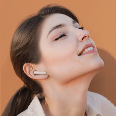 Tai nghe Bluetooth TWS 5.4 ENC - Hiển thị pin, phong cách máy ảnh, nhỏ gọn 6