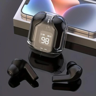 Tai Nghe Bluetooth TWS S8 Không Dây 5 Màu Trong Suốt, Màn Hình Kỹ Thuật Số, Giảm Tiếng Ồn, Mic Tích Hợp - Giá 87.999đ 3