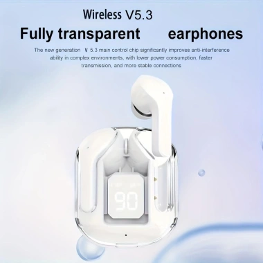 Tai Nghe Bluetooth TWS S8 Không Dây 5 Màu Trong Suốt, Màn Hình Kỹ Thuật Số, Giảm Tiếng Ồn, Mic Tích Hợp - Giá 87.999đ 6