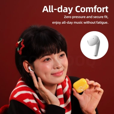 Tai nghe Bluetooth TWS‑A6 âm trầm mạnh, chống ồn, hộp Giáng sinh – 179.550₫ 4