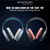 Tai nghe Bluetooth W65 Hoco chụp tai 45h pin, ANC, không dây/cắm dây, tặng bọc da - 535k 6