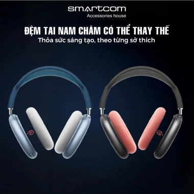 Tai nghe Bluetooth W65 Hoco chụp tai 45h pin, ANC, không dây/cắm dây, tặng bọc da - 535k