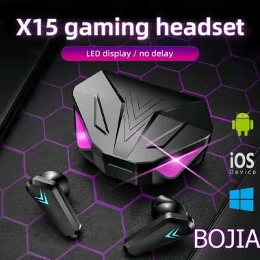Tai Nghe Bluetooth X15 Gaming King Không Trễ, Chống Nước, Điều Khiển Hành Động – Tương Thích Smartphone