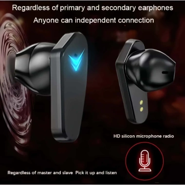 Tai Nghe Bluetooth X15 Gaming King Không Trễ, Chống Nước, Điều Khiển Hành Động – Tương Thích Smartphone