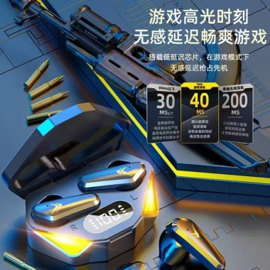 Tai Nghe Bluetooth X15 Gaming King Không Trễ, Chống Nước, Điều Khiển Hành Động – Tương Thích Smartphone