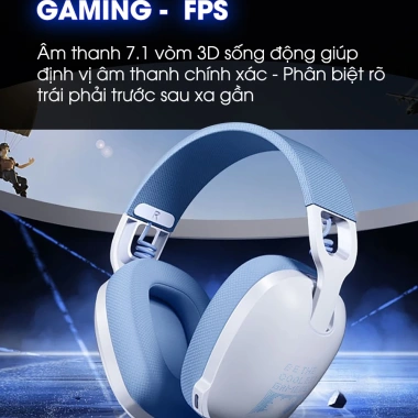 Tai nghe chụp tai Bluetooth SIDOTECH ONIKUMA B2 Pro 3-mode, BT5.4, Super Bass Hi-Fi, Gaming - Giá chỉ 738.000₫ 6