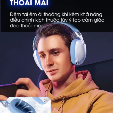 Tai nghe chụp tai Bluetooth SIDOTECH ONIKUMA B2 Pro 3-mode, BT5.4, Super Bass Hi-Fi, Gaming - Giá chỉ 738.000₫ 9