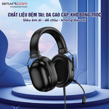 Tai nghe chụp tai Gaming Hoco W113 - mic đàm thoại, bảo hành 12 tháng, giá chỉ 329.000 VND 3