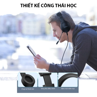 Tai Nghe Chụp Tai ROBOT RH-P20 Âm Thanh 3D, Hỗ Trợ AUX, Bảo Hành 12 Tháng 1 Đổi 1 - Giá 389.000đ 6 Tai Nghe Chụp Tai ROBOT RH-P20 Âm Thanh 3D, Hỗ Trợ AUX, Bảo Hành 12 Tháng 1 Đổi 1 - Giá 389.000đ 6
