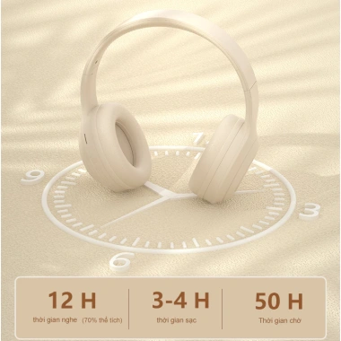 Tai nghe chụp tai SPRISE DR58 Bluetooth âm trầm mạnh, pin 12h, micro tích hợp - 269.000₫ 5 Tai nghe chụp tai SPRISE DR58 Bluetooth âm trầm mạnh, pin 12h, micro tích hợp - 269.000₫ 5