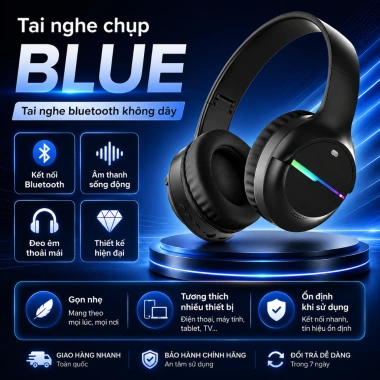 Tai nghe chụp W65 Bluetooth không dây, chống ồn gập gọn - giá 150.000 VND Tai nghe chụp W65 Bluetooth không dây, chống ồn gập gọn - giá 150.000 VND