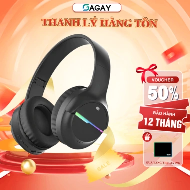 Tai nghe chụp W65 Bluetooth không dây, chống ồn gập gọn - giá 150.000 VND