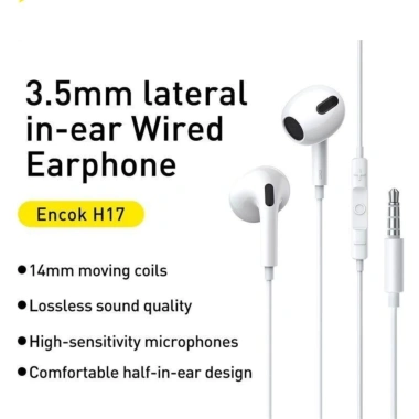 Tai nghe có dây Baseus encok H17 3.5mm - In-ear âm thanh, giá 149.000 VND