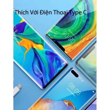 Tai Nghe Có Dây Type C Bass Ấm, Chống Ồn, Mic In Ear Cho PC & iPhone 15/15Pro/16Pro Max – 55k