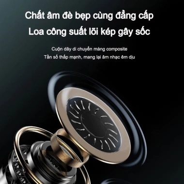 Tai nghe dẫn truyền xương không dây đeo cổ Bluetooth - Không đau tai, giá 180k 4