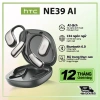 Tai nghe dịch thuật HTC NE39 AI Bluetooth 6.0 TWS, chống mồ hôi, giảm tiếng ồn, micrô, giá chỉ 254.000đ