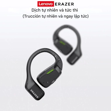 Tai nghe dịch thuật Lenovo ERAZER XP6 AI không dây Bluetooth 5.4 LED, IPX7, âm thanh HIFI, giảm giá 425k