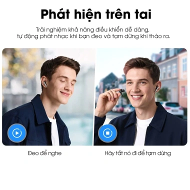 Tai nghe Earfun Air Pro 4+ Bluetooth ANC 50dB, loa kép, aptX/LDAC, pin 54h – 2.49 triệu 2