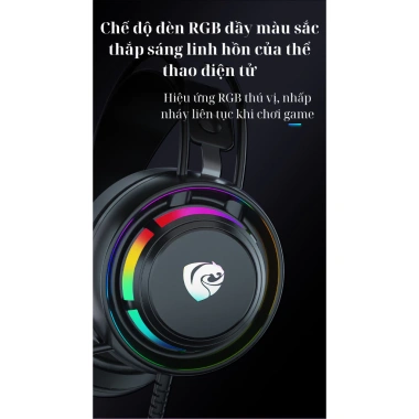 Tai Nghe Game PSH-300 Chống Ồn, Đèn LED RGB, Mic & Âm Thanh 7.1 - Giá 172,591₫ 5 Tai Nghe Game PSH-300 Chống Ồn, Đèn LED RGB, Mic & Âm Thanh 7.1 - Giá 172,591₫ 5