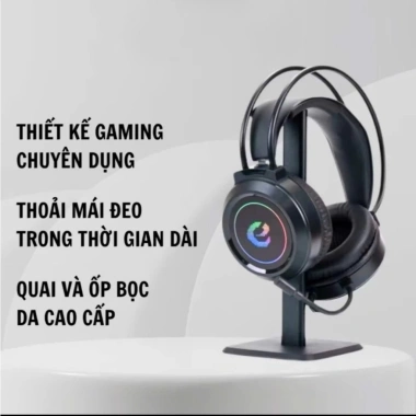 Tai Nghe Gaming BAK T1 USB 7.1, Micro Đàm Thoại, LED RGB, Bass Căng - 239k VND