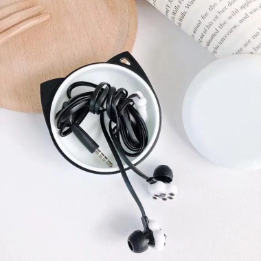 Tai nghe gaming có dây SPM11 hình chân mèo, mic nhét tai, chống ồn - 24.900₫ 7