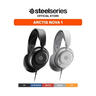 Tai nghe gaming có dây SteelSeries Arctis Nova 1 Âm thanh Nova khử ồn AI jack 3.5mm giảm 22%