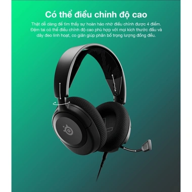Tai nghe gaming có dây SteelSeries Arctis Nova 1 Âm thanh Nova khử ồn AI jack 3.5mm giảm 22%