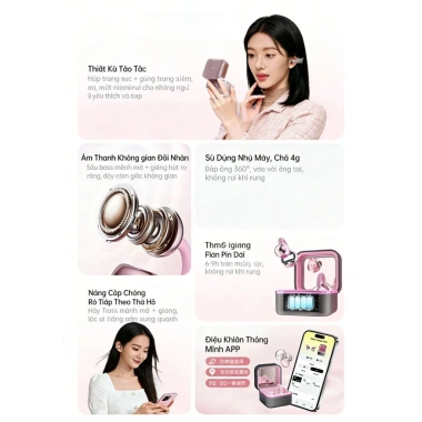 Tai nghe gương Soaiy Ericsson MC6 Bluetooth 6.0 AAC/SBC, pin lâu sạc nhanh, giảm giá 300.000đ