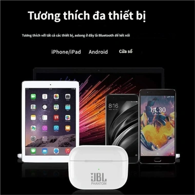 Tai nghe JBL Phantom V5.3 Bluetooth không dây – HiFi, độ trễ thấp, chơi game, iOS & Android, giá 49.999₫