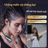 Tai Nghe Không Dây Bass Bluetooth 5.4 Treo Cổ, Màn Hình Kỹ Thuật Số Mic, Giá 78.000₫