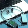 Tai Nghe Không Dây Bass Bluetooth 5.4 Treo Cổ, Màn Hình Kỹ Thuật Số Mic, Giá 78.000₫ 10