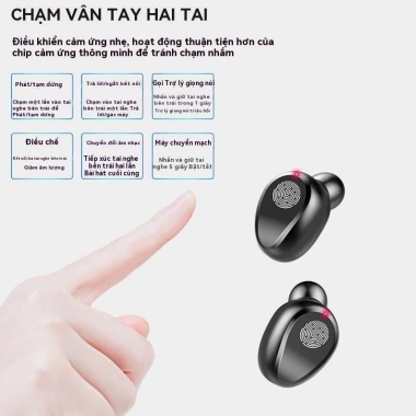 Tai nghe không dây Bluetooth F9 Màn hình LED, Micrô, Giá chỉ 85.000 VNĐ 5