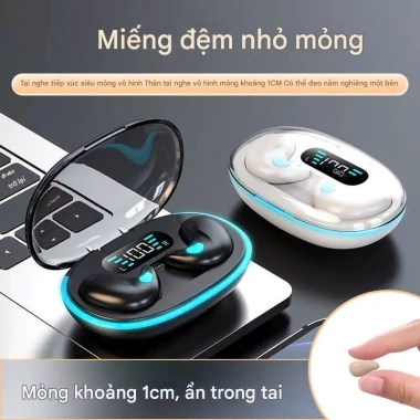 Tai Nghe Không Dây Bluetooth X55/F9 PRO LED Mic tích hợp, khử tiếng ồn - 58.000₫