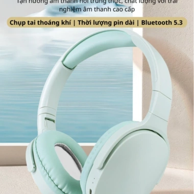 Tai Nghe Không Dây Chụp Tai P2.691 Bluetooth Gấp Gọn Thời Trang Giá 99k