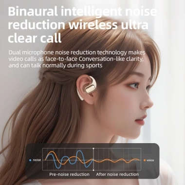 Tai nghe không dây J05A Open OWS Bluetooth 5.4 - 60h nghe, mic HD, bass sâu, giá 105.486₫ 7