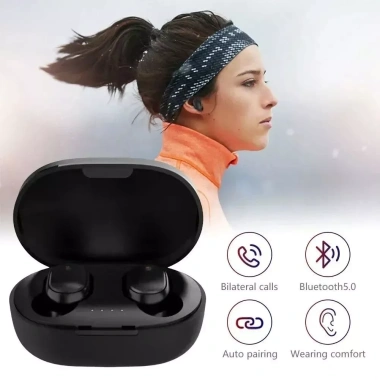 Tai nghe không dây TWS A6S Bluetooth khử tiếng ồn, thể thao, micrô - Giá 104.500 VND 4