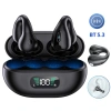 Tai nghe không dây TWS Q80 Bluetooth 5.3 Earclip Touch LED: Thiết kế cảm ứng, dây dẫn xương, giá 125k