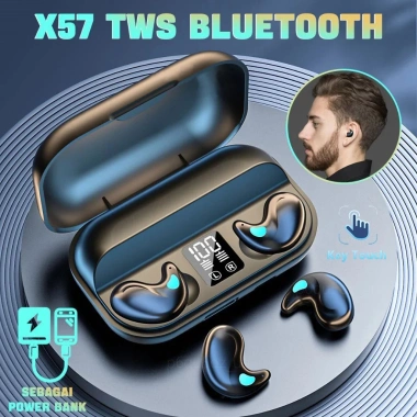 Tai nghe không dây X57 Bluetooth 5.3 TWS HIFI Stereo Mini Thể thao - Giá 88.000đ