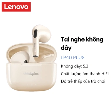 Tai Nghe Lenovo LP40 Plus Bluetooth 5.3 - Âm Thanh Sâu, Micro, Giá 212.900₫