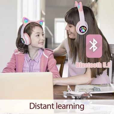 Tai Nghe Mèo STN 28 Bluetooth 5.0 Chống Ồn Âm Thanh Hay Cute Giá 123.546 VND