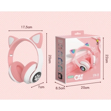 Tai Nghe Mèo STN 28 Bluetooth 5.0 Chống Ồn Âm Thanh Hay Cute Giá 123.546 VND
