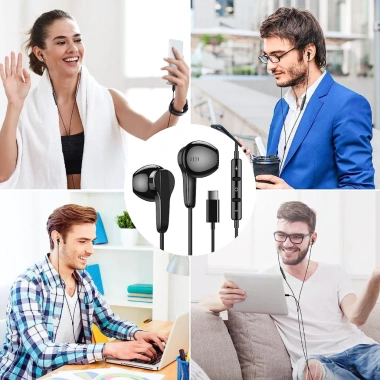 Tai nghe Newmsnr 9D Siêu Trầm TYPE C Micro HD Giảm tiếng ồn Chơi game Chống nước Chống mồ hôi Giá chỉ 177.273 VND