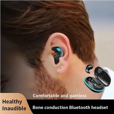 Tai nghe ngủ Bluetooth không dây X55 trong suốt, gọi & điều khiển nút - 69.999₫