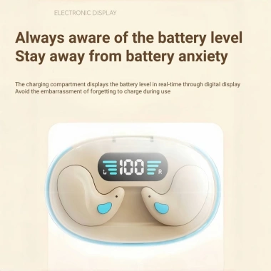 Tai nghe ngủ Bluetooth X55 siêu mỏng, mờ, nút thao tác, âm thanh rõ ràng 69.999₫