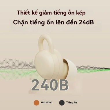 Tai nghe ngủ không dây TZUZL X68 giảm tiếng ồn vô hình Bluetooth Giá chỉ 88.000₫