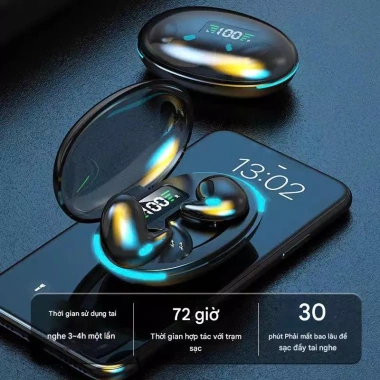 Tai Nghe Ngủ Không Dây X55/F9/M10/KY8 PRO Bluetooth LED Mic Khử Ồn Giá 52.500₫ 3