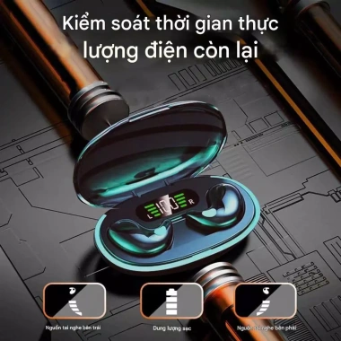 Tai Nghe Ngủ Không Dây X55/F9/M10/KY8 PRO Bluetooth LED Mic Khử Ồn Giá 52.500₫ 8